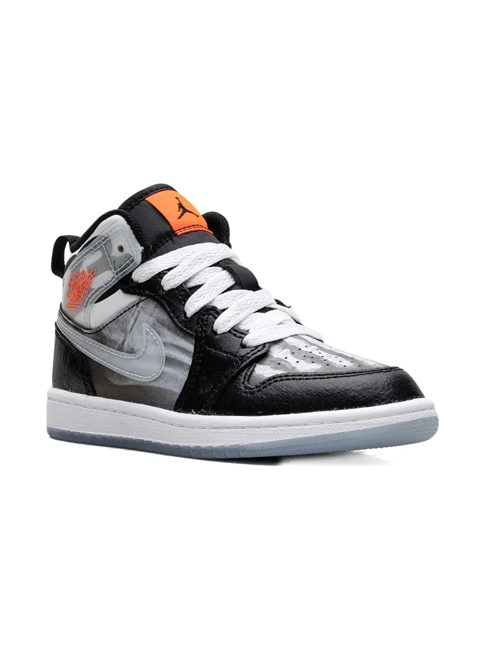 Jordan Kids Jordan 1 Mid SS X-Ray sneakers - Zwart
