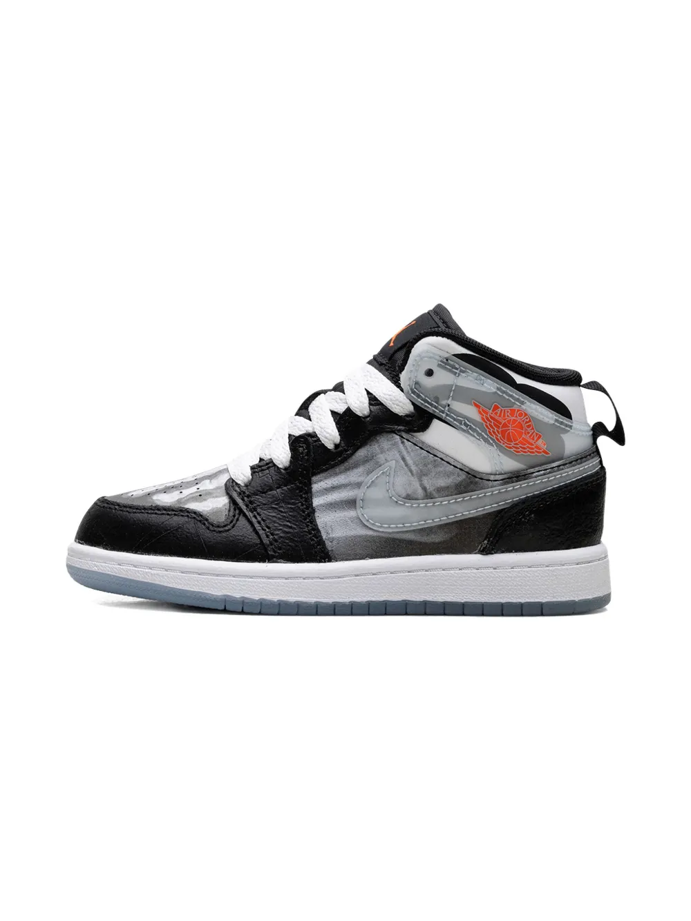 Jordan Kids Jordan 1 Mid SS "X-Ray" sneakers Zwart