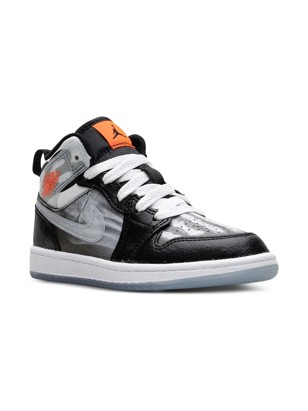 Jordan Kids Jordan 1 Mid SS "X-Ray" sneakers Black