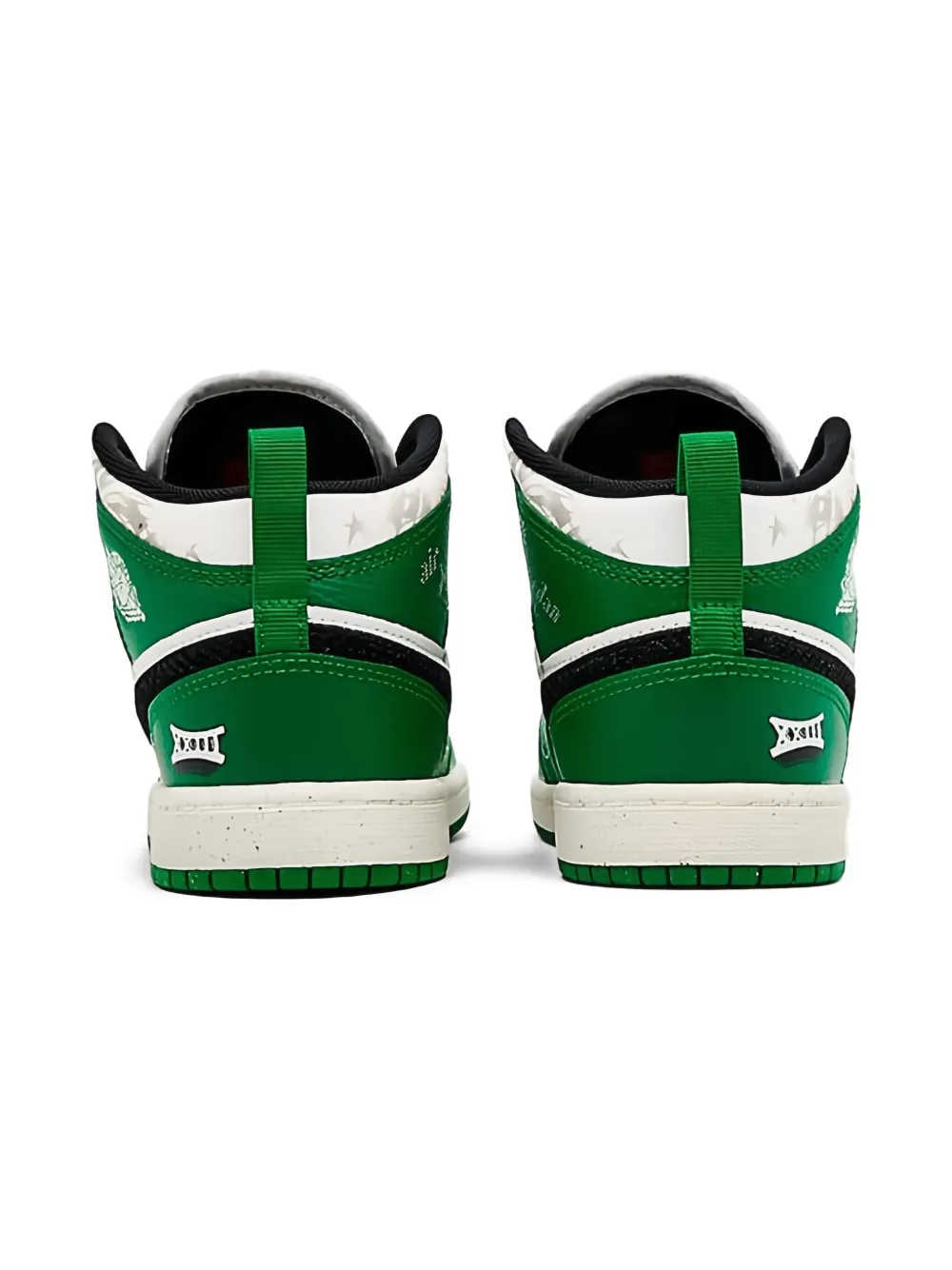 Jordan Kids Jordan 1 Mid SE "Pine Green" sneakers Groen
