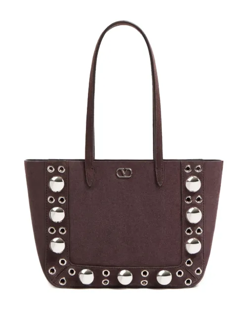 Sac cabas à détails d’œillets - Valentino Garavani - Modalova
