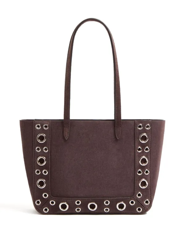 Valentino Garavani Mini Nellcote Tote Bag | Brown | FARFETCH AZ