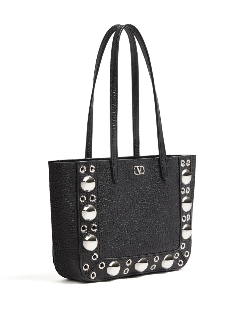 Valentino Garavani Nellcôte mini-shopper Zwart