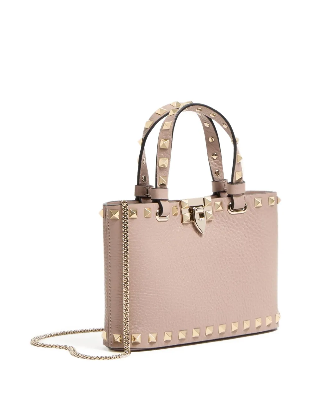 Valentino Garavani Rockstud kleine shopper Roze