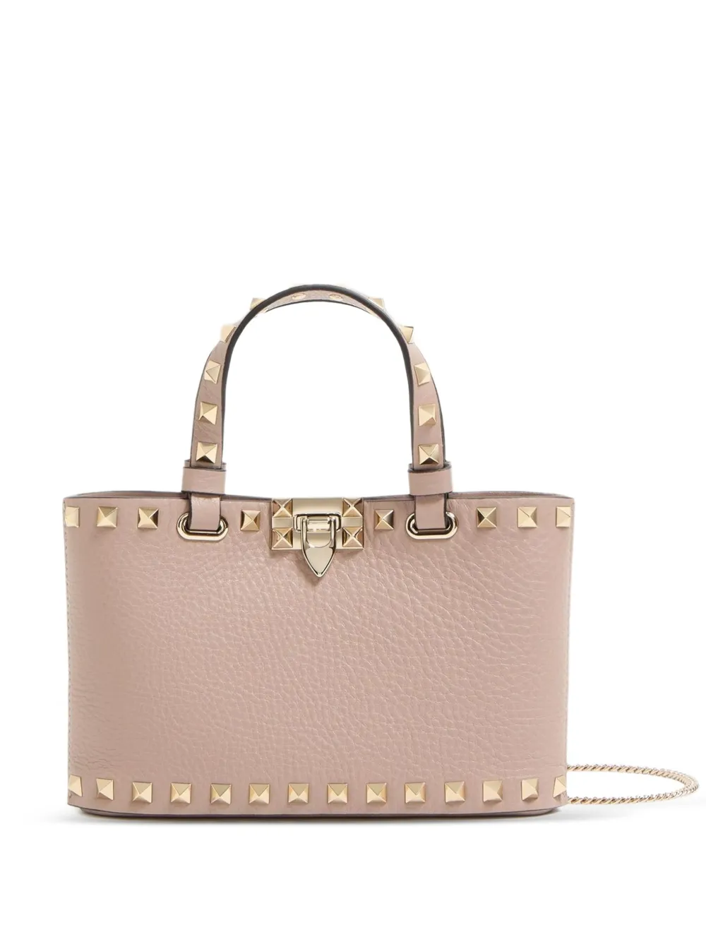 Valentino Garavani Rockstud kleine shopper Roze