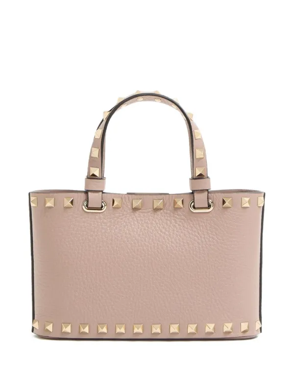 Valentino Garavani Mini Rockstud Tote Bag | Pink | FARFETCH