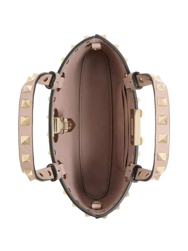 Valentino Garavani Mini Rockstud Tote Bag | Pink | FARFETCH