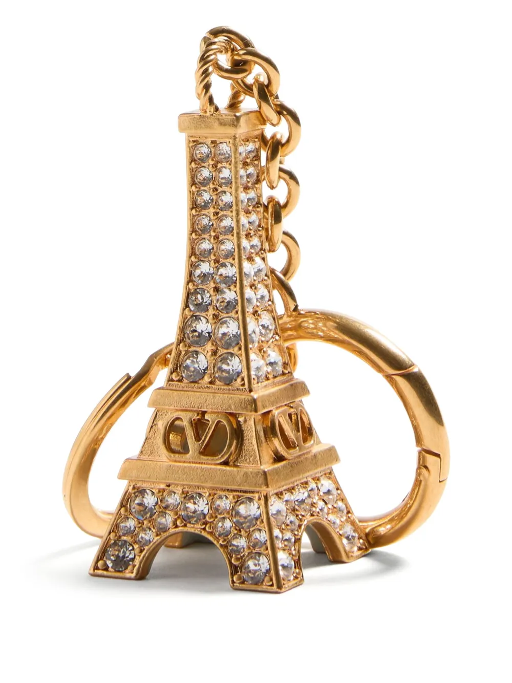 Valentino Garavani Chez sleutelhanger Goud