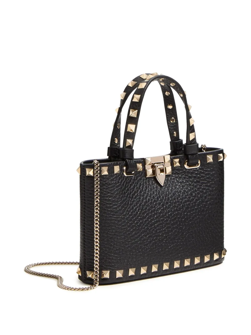 Valentino Garavani Rockstud kleine clutch Zwart