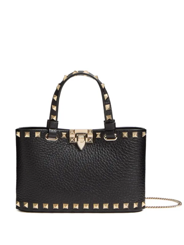 Valentino Garavani ロックスタッズ クラッチバッグ | ブラック