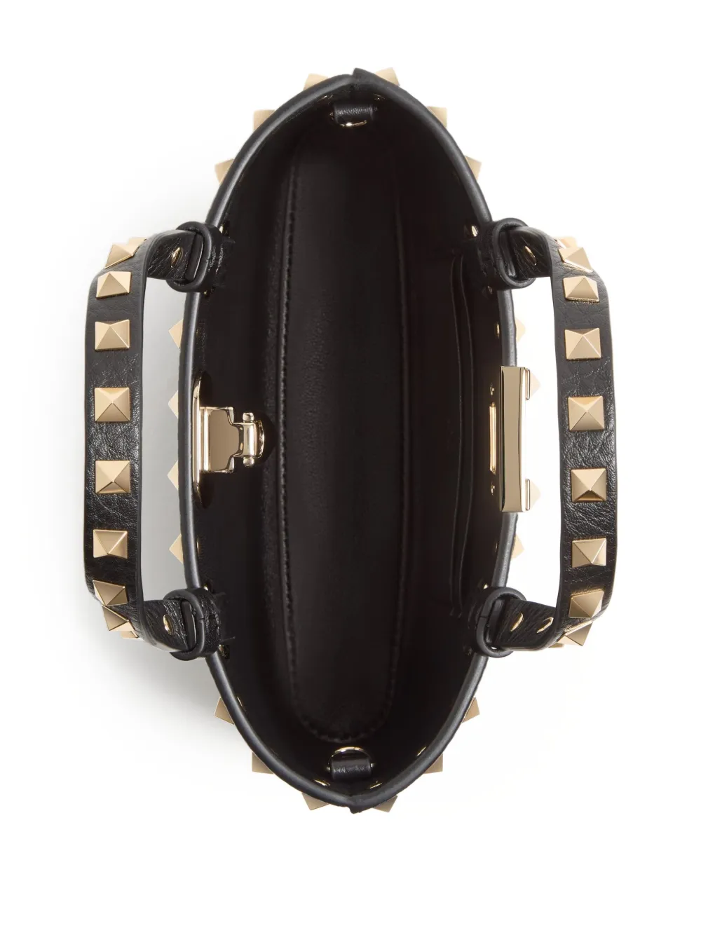 Valentino Garavani ロックスタッズ クラッチバッグ | ブラック