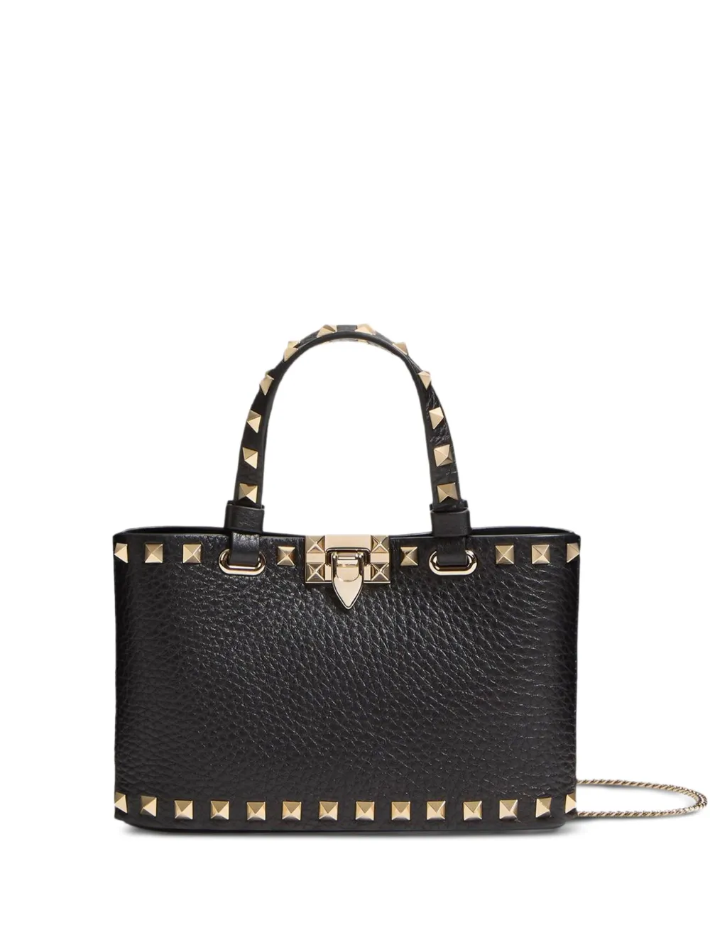 Valentino Garavani mini Rockstud clutch bag | Black | Image 1