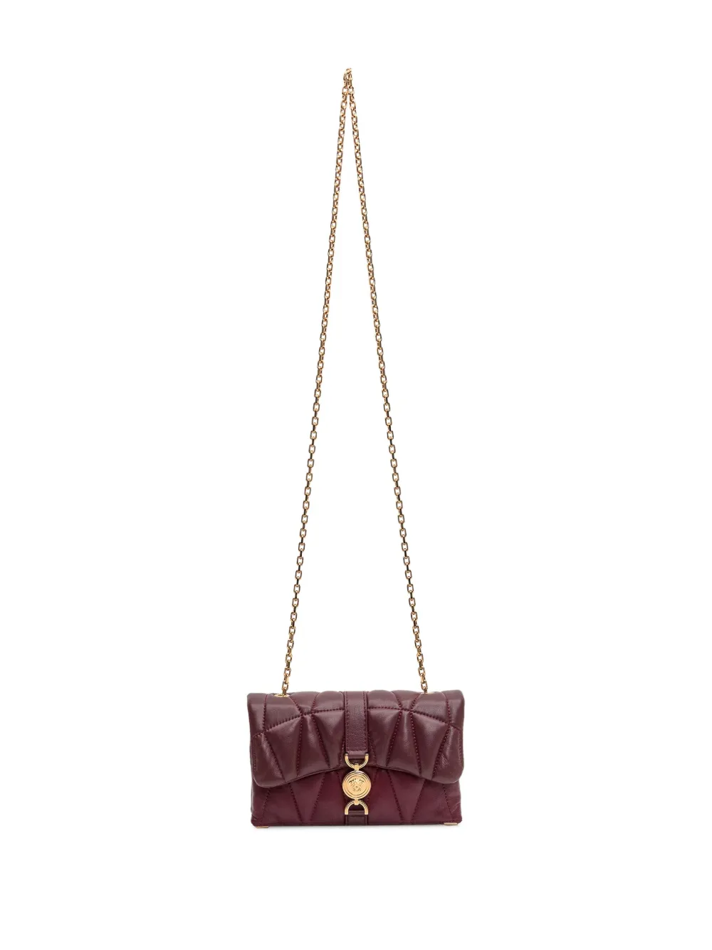 Versace Kleio gewatteerde kleine tas Rood