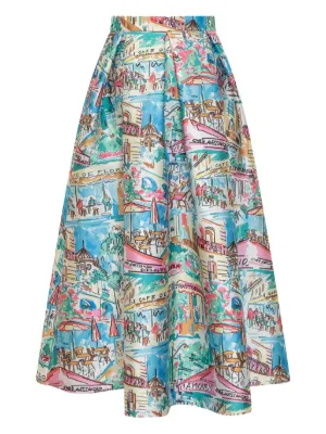 スカート ALESSANDRO ENRIQUEZ Women Mid Skirts AE SK01 DU 017ONDE Gree alessandro enriquez Skirts for Women - FARFETCH