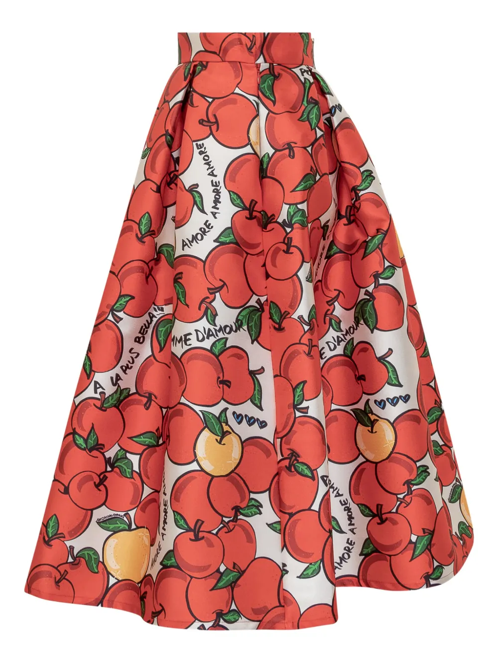 Alessandro Enriquez apple-motif Skirt | Orange | FARFETCH