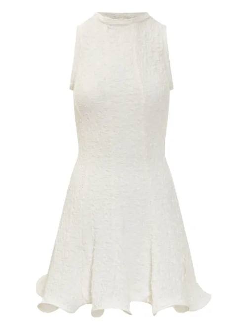 MSGM robe à coupe évasée - Blanc - MSGM - Modalova