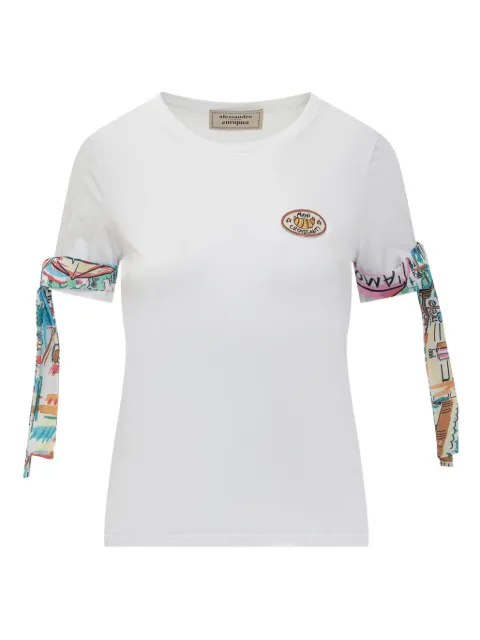 alessandro enriquez foulard-detail T-shirt
