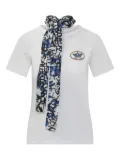alessandro enriquez foulard-detail T-shirt - White