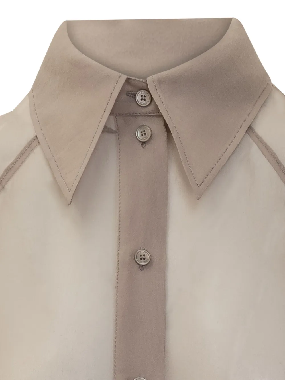 Alberta Ferretti Zijden blouse Beige
