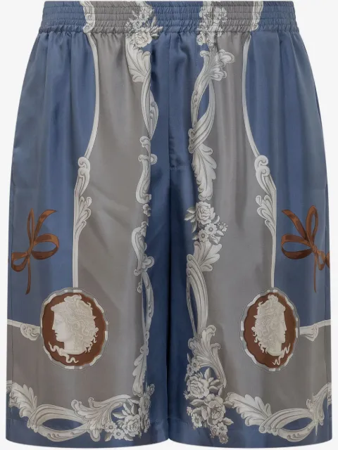 Versace camisa Cameo de seda