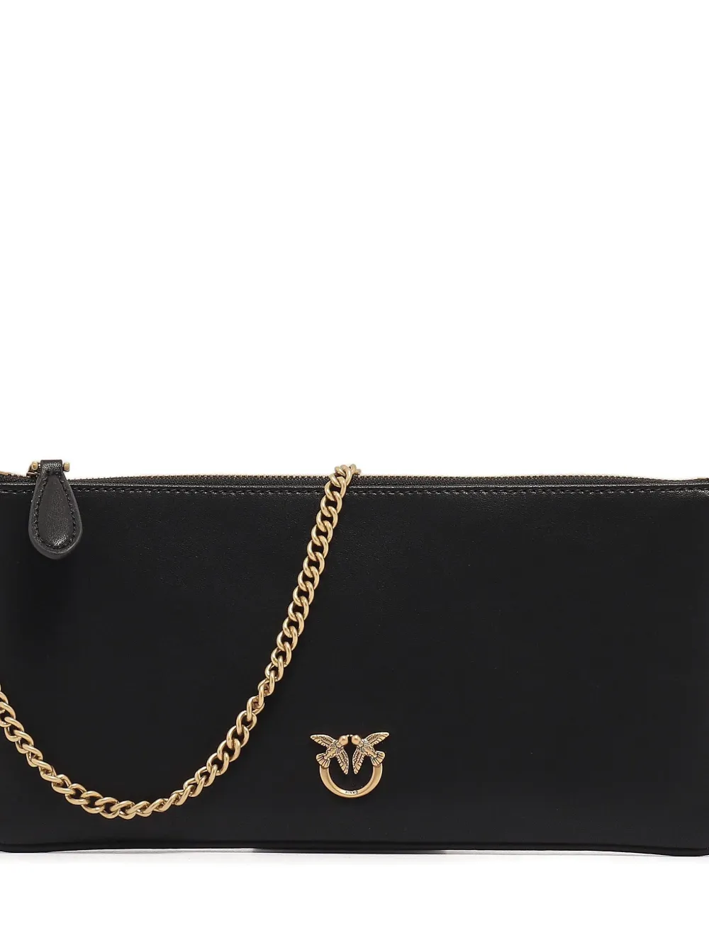 Pinko Chain-strap Shoulder Bag In Black