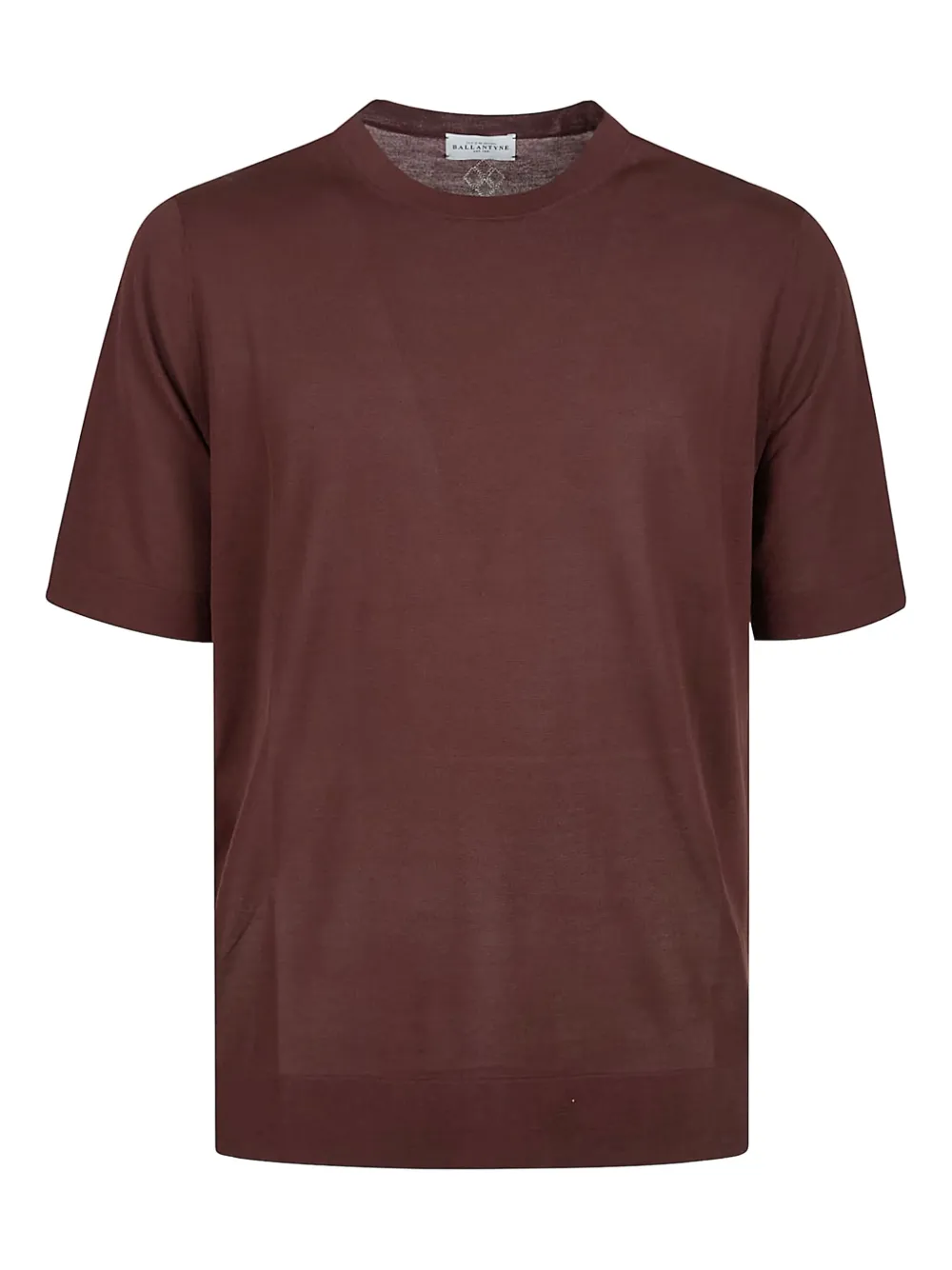 Ballantyne Short-sleeve Crew-neck T-shirt In Brown