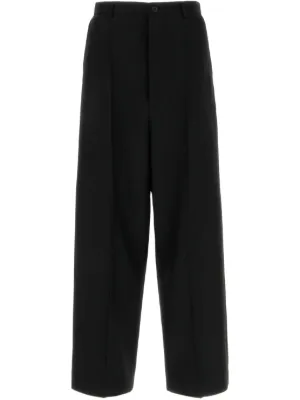 MM6 Maison Margiela ワイドパンツ | ブラック | FARFETCH JP