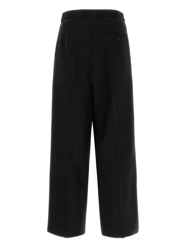 【値下げ】バレンシアガ　ストレートパンツ Balenciaga ストレートパンツ | ブラック | FARFETCH JP