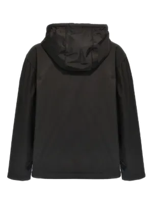 MONCLER フーディナイロンモッズコート パーカー HELOISE ブラック