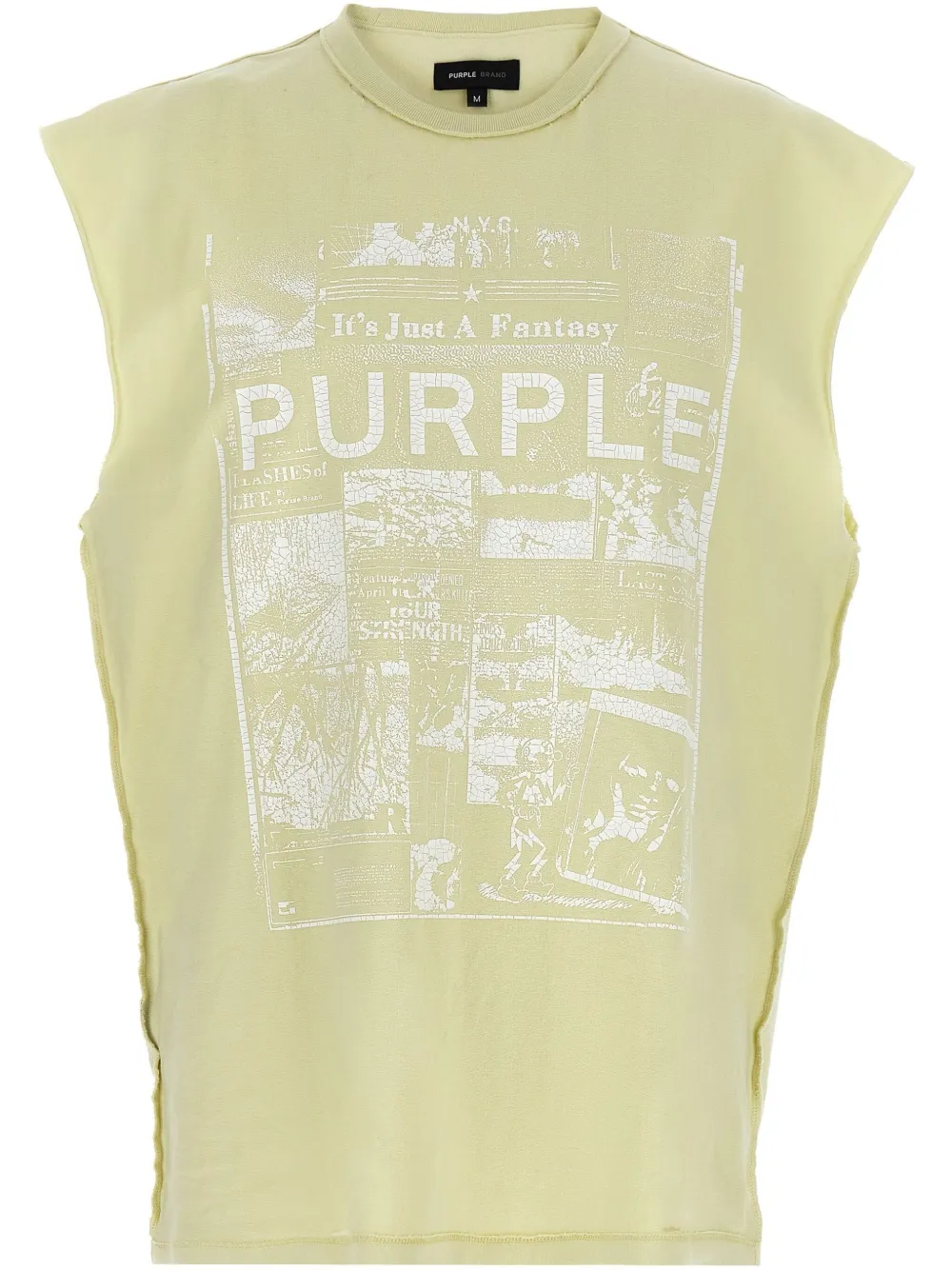 Purple Brand playera Textured | neutro | Image 1