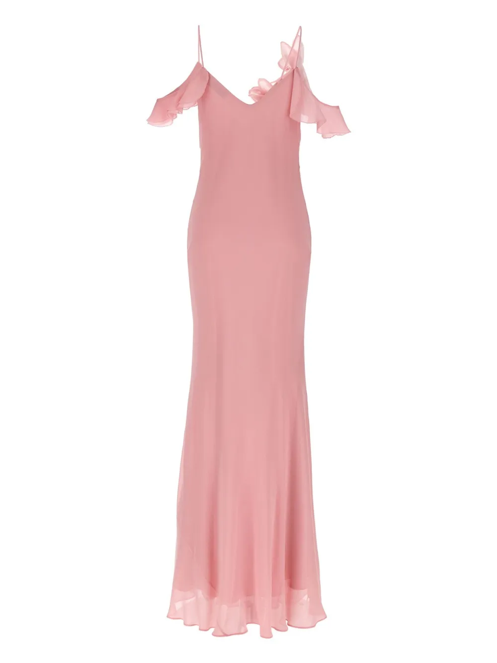 Self-Portrait Georgette maxi dress - Roze