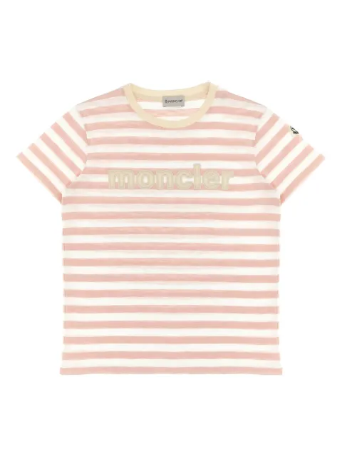 Moncler Enfant striped T-Shirt