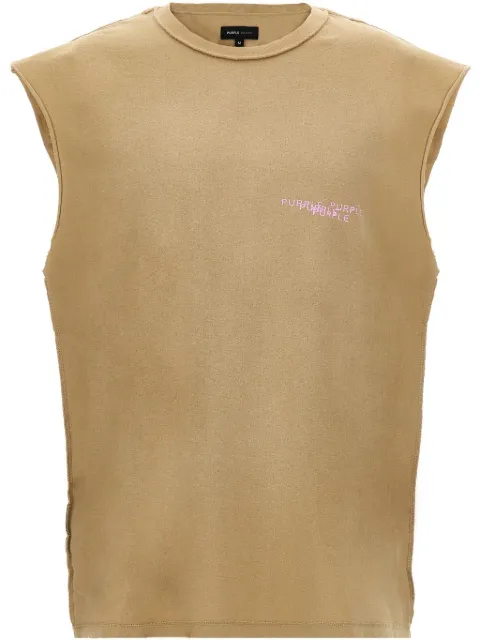 Purple Brand Textured T-shirt