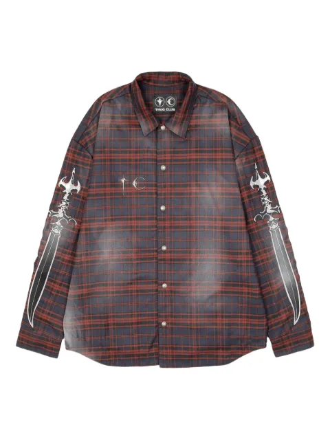 THUG CLUB camisa de franela