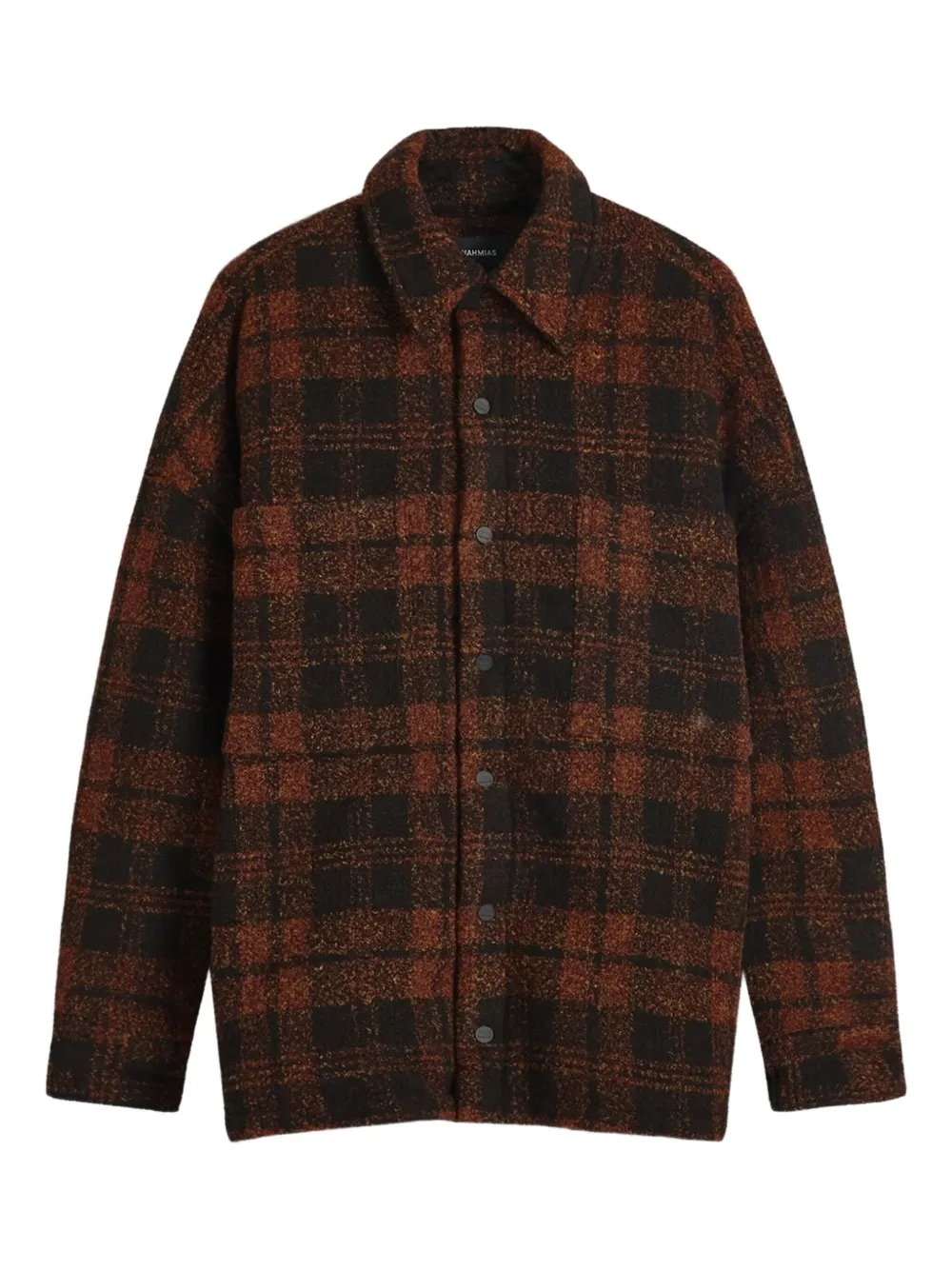 Nahmias check-patterned overshirt | Black | Image 1