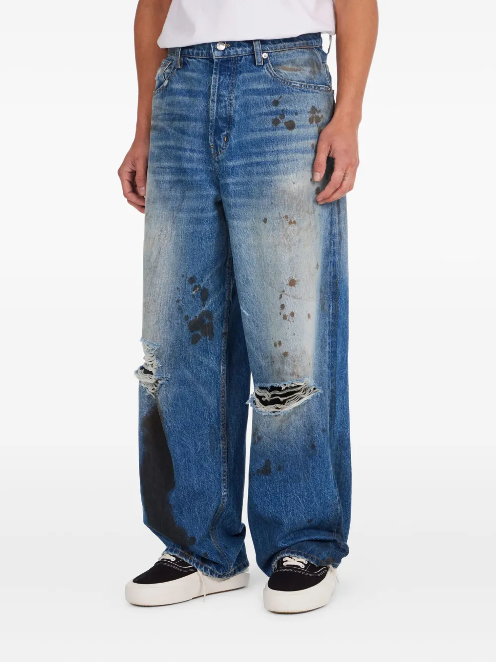 Nahmias distressed wide-leg jeans | Wide-Leg Jeans | Image 2