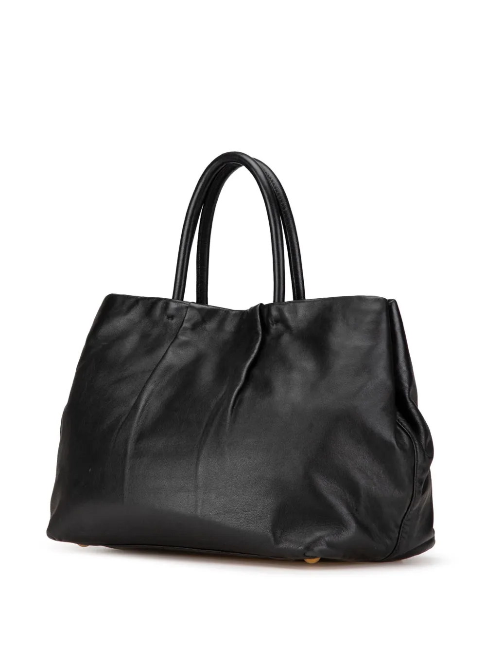 Prada Pre-Owned 2000-2013 Nappa Fiocco shopper met strik - Zwart