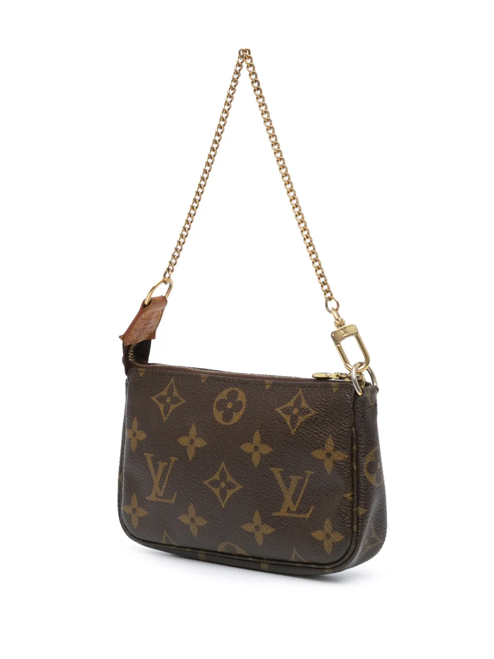 Louis Vuitton Pre-Owned 2007 Monogram Trunks en Bags Mini Pochette Accessoires handtas - Bruin