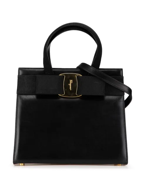 Ferragamo Pre-Owned 2021 Vara Leather Bow satchel