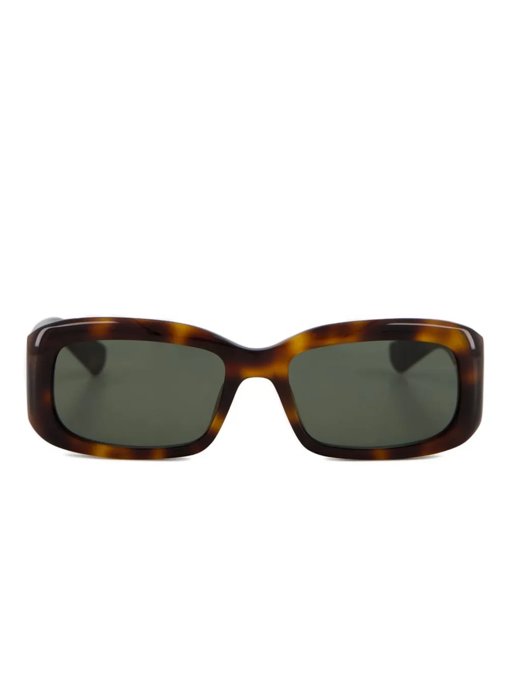 Saint Laurent Eyewear Occhiali da sole rettangolari - Marrone