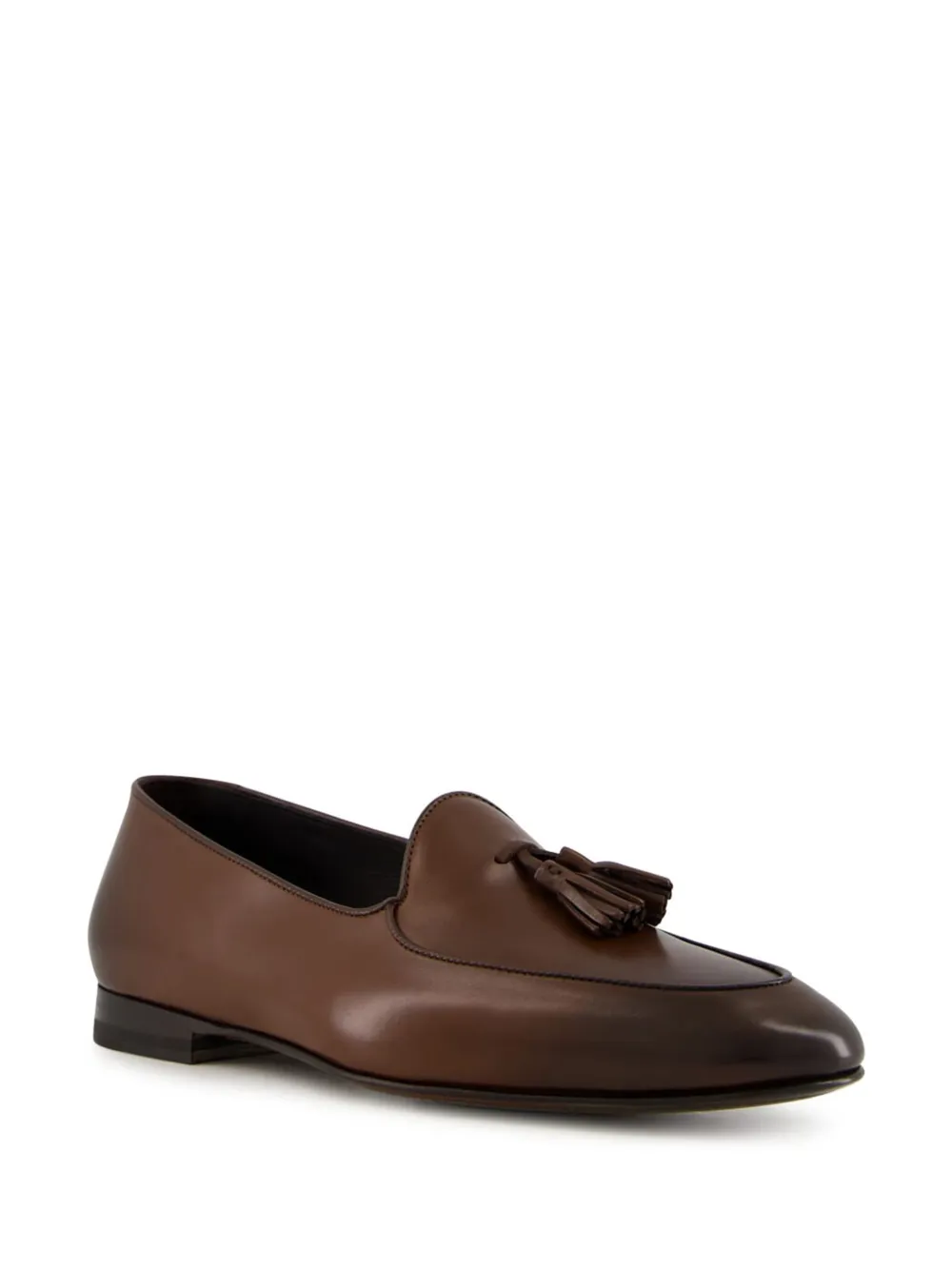 Manolo Blahnik Lennox tasselled loafers Brown