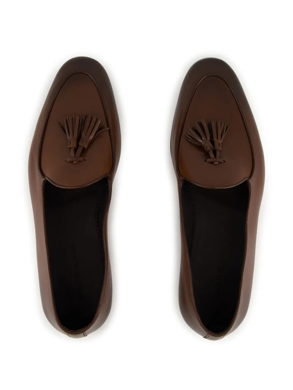 Manolo Blahnik Lennox tasselled loafers Brown