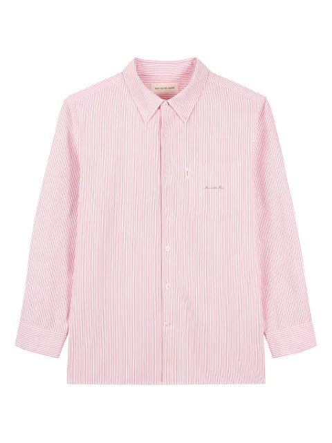 Man On The Boon. camisa con rayas estampadas