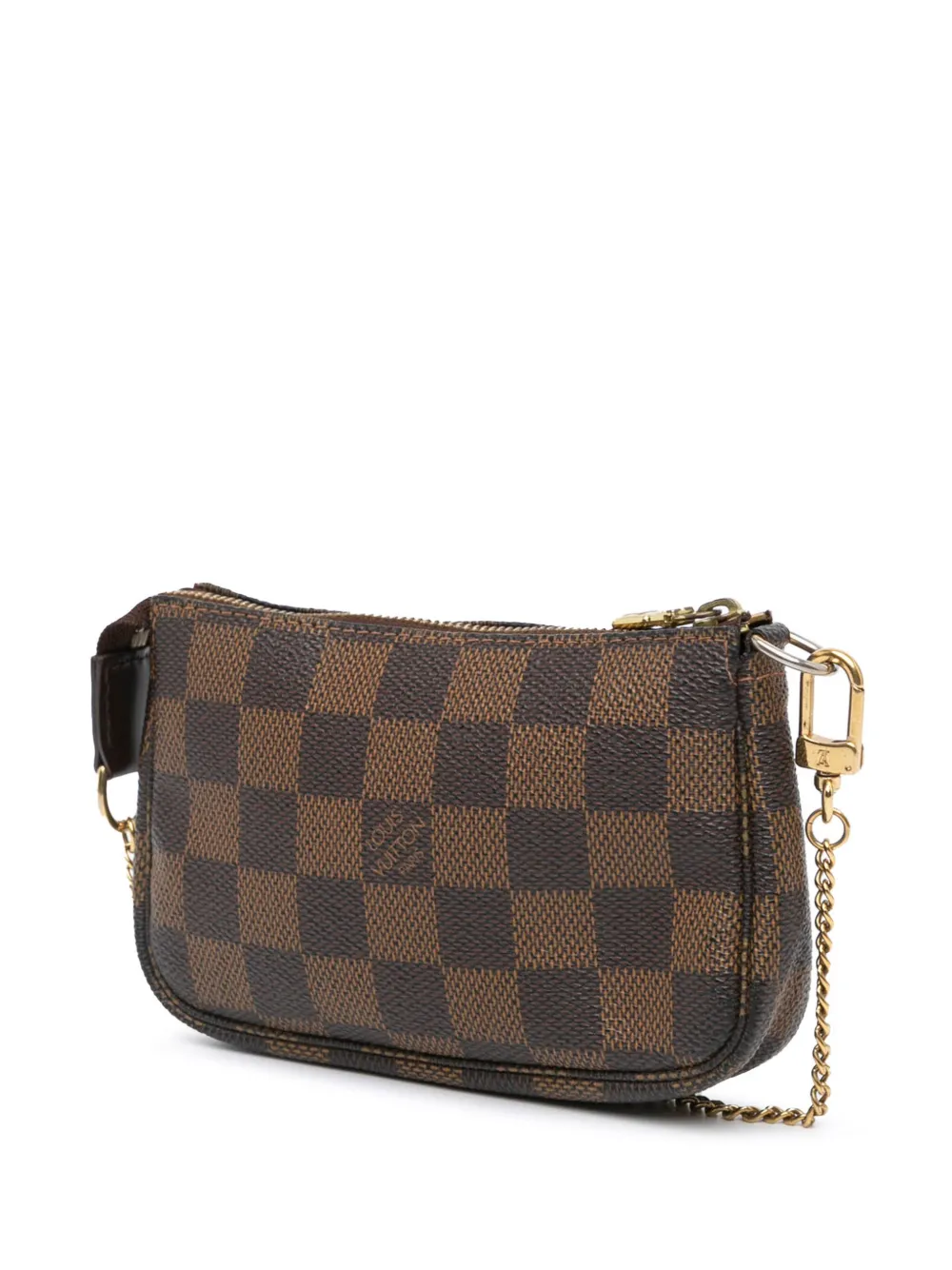 Louis Vuitton Pre-Owned 2006 Damier Ebene kleine Pochette Accessoires handtas - Bruin