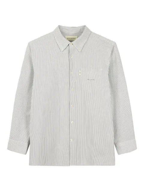 Man On The Boon. camisa con rayas estampadas