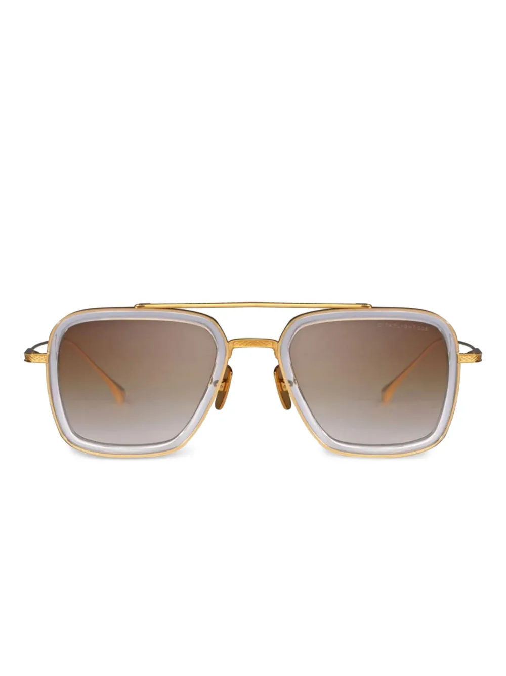 Dita Eyewear Sonnenbrille mit eckigem Gestell | Gold | Image 1