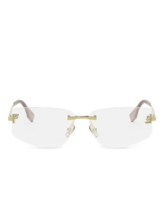 フェンディ メガネ リムレス ロゴ FENDI（フェンディ) fendi ロゴ  