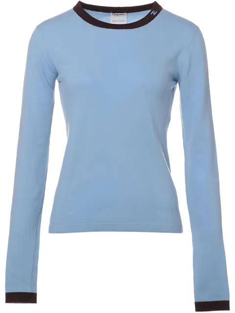 CHANEL Pre-Owned 2002 Coco Mark sweater