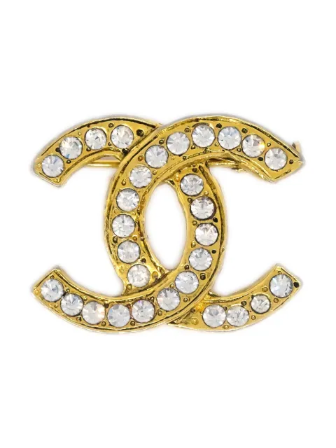 CHANEL Pre-Owned 1990-2000s CC brooch