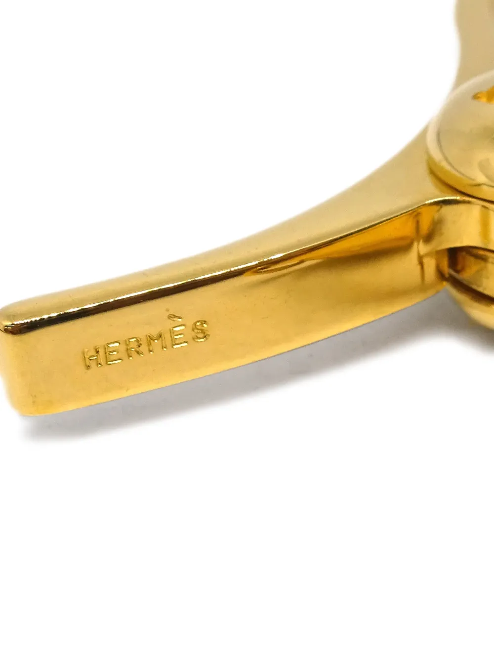 HERMES 1990-2000S FILOU GLOVE HOLDER CLIP